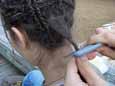 backcombing to dread 